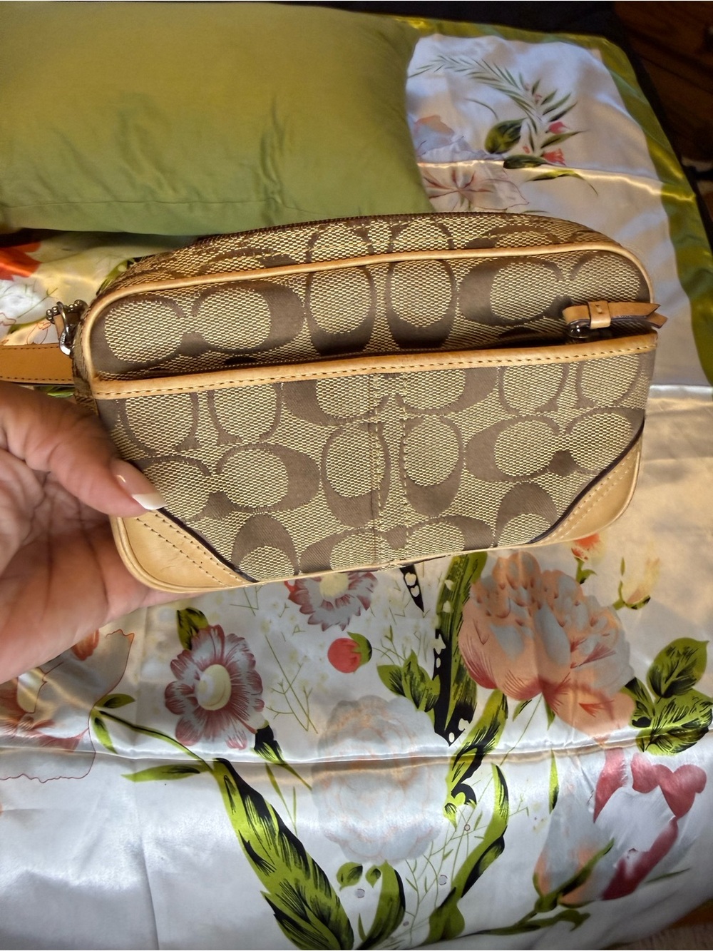 Coach Signature Canvas Belt Bag / Waist Bag – Khaki & Saddle